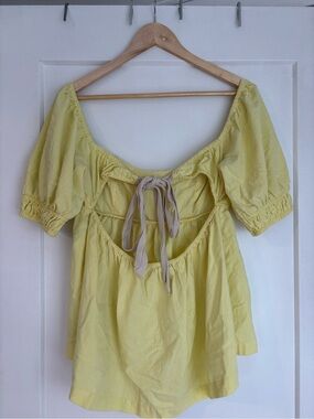 Free People Donnie Top in Mellow Yellow